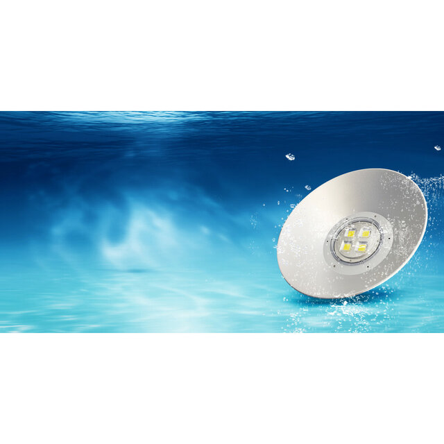 HLW LED LED UFO High Bay 100W - Koud Wit 6000K Waterdichte Magazijnverlichting IP65