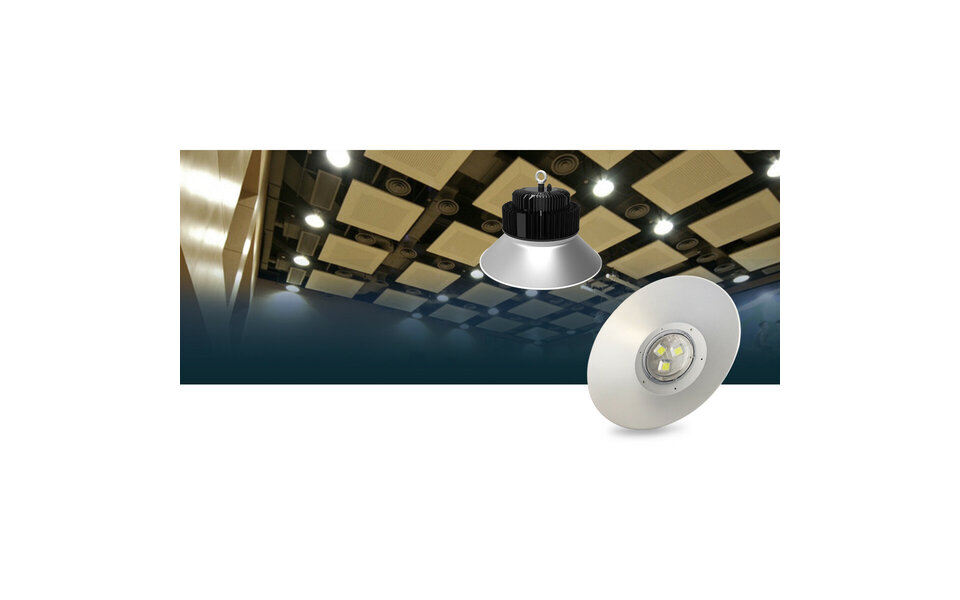 HLW LED LED UFO High Bay 100W - Cool White 6000K Waterproof Warehouse Lighting IP65 HLW LED LED UFO High Bay 100W - Cool White 6000K Waterproof Warehouse Lighting IP65