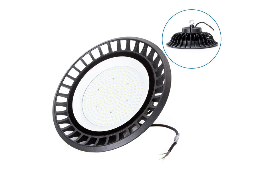 HLW LED LED UFO High Bay 200W - Waterdichte LED lamp Magazijnverlichting IP65 Daglicht Wit