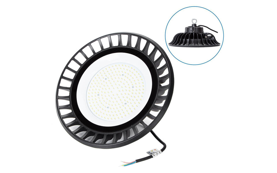 HLW LED LED UFO High Bay 150W - Waterproof LED lamp IP65, daylight white 6500K for warehouse lighting HLW LED LED UFO High Bay 150W - Waterproof LED lamp IP65, daylight white 6500K for warehouse lighting