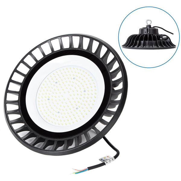 HLW LED LED UFO High Bay 150W - Waterdichte LED lamp IP65, daglicht wit 6500K voor magazijnverlichting HLW LED LED UFO High Bay 150W - Waterdichte LED lamp IP65, daglicht wit 6500K voor magazijnverlichting