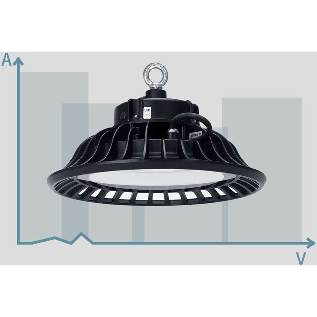 HLW LED LED UFO High Bay 150W - Waterdichte LED lamp IP65, daglicht wit 6500K voor magazijnverlichting