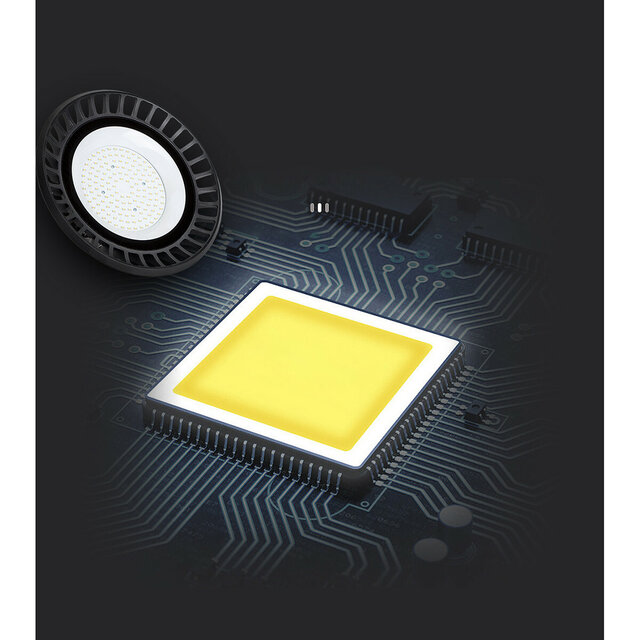 HLW LED LED UFO High Bay 150W - Waterproof LED lamp IP65, daylight white 6500K for warehouse lighting HLW LED LED UFO High Bay 150W - Waterproof LED lamp IP65, daylight white 6500K for warehouse lighting