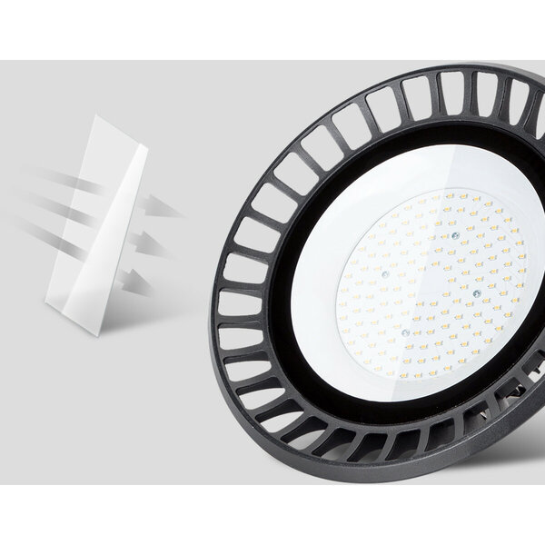 HLW LED LED UFO High Bay 150W - Waterdichte LED lamp IP65, daglicht wit 6500K voor magazijnverlichting HLW LED LED UFO High Bay 150W - Waterdichte LED lamp IP65, daglicht wit 6500K voor magazijnverlichting