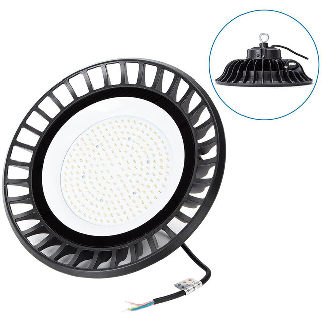 rond LED UFO High Bay 150W waterdichte magazijnverlichting met 18000 lumen en neutraal wit licht 4000K