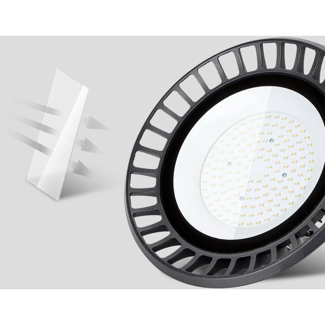 HLW LED LED UFO High Bay 150W - Waterproof LED lamp, neutral white 4000K, IP65 for warehouse lighting