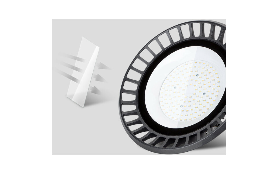 HLW LED LED UFO High Bay 150W - Waterproof LED lamp, neutral white 4000K, IP65 for warehouse lighting