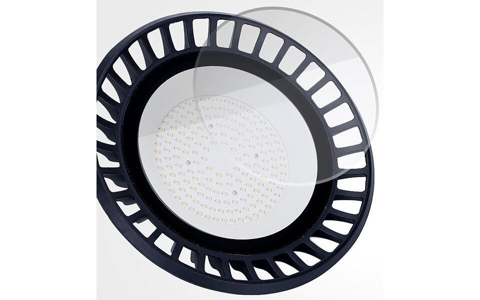 HLW LED LED UFO High Bay 200W - Waterproof LED lamp, Warehouse lighting IP65, Daylight white 6500K