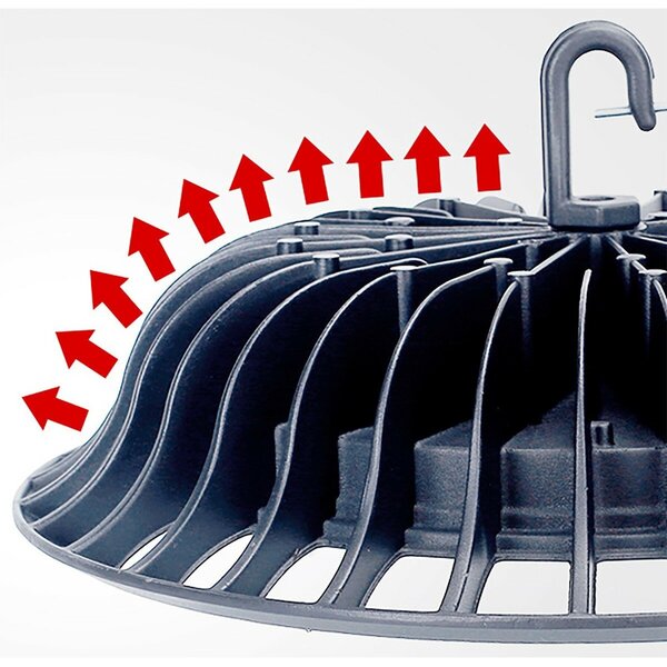 HLW LED LED UFO High Bay 100W - Waterdichte LED lamp met neutraal wit 4000K, IP65 Magazijnverlichting HLW LED LED UFO High Bay 100W - Waterdichte LED lamp met neutraal wit 4000K, IP65 Magazijnverlichting