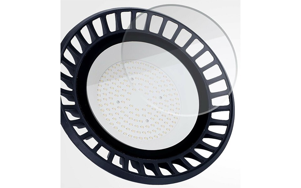 HLW LED LED UFO High Bay 100W - Waterdichte LED lamp met neutraal wit 4000K, IP65 Magazijnverlichting