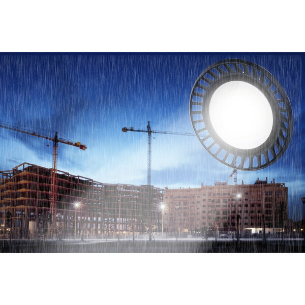 HLW LED LED UFO High Bay 150W - Waterdichte LED lamp voor Magazijnverlichting, IP65, Daglicht Wit 6500K HLW LED LED UFO High Bay 150W - Waterdichte LED lamp voor Magazijnverlichting, IP65, Daglicht Wit 6500K