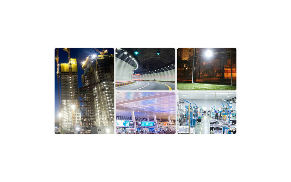 HLW LED LED UFO High Bay 150W - Waterproof LED Lamp Warehouse Lighting IP65 Neutral White