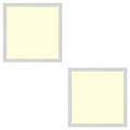 LED Panel Slim 2 Pack 30x30 Warm White 2700K - 24W Recessed LED Downlight