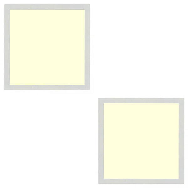 HLW LED LED Paneel Slim 2 Pack 30x30 Warm Wit 2700K - 24W Inbouw LED Downlight HLW LED LED Paneel Slim 2 Pack 30x30 Warm Wit 2700K - 24W Inbouw LED Downlight