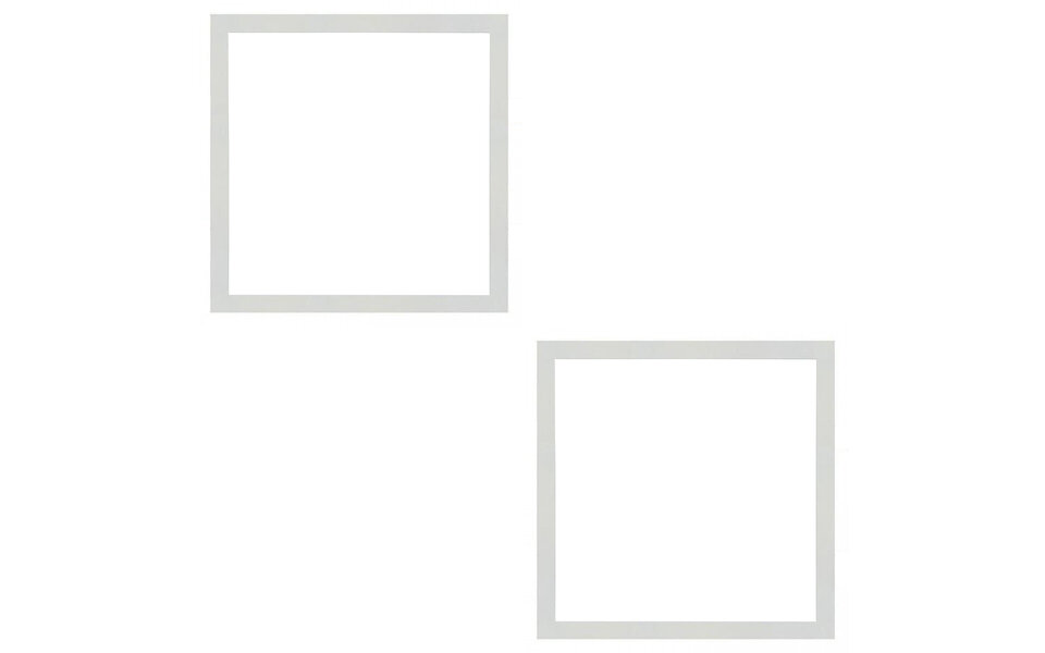 HLW LED LED Panel Slim 2 Pack 30x30 Recessed LED Downlight 24W Cool White 6000K