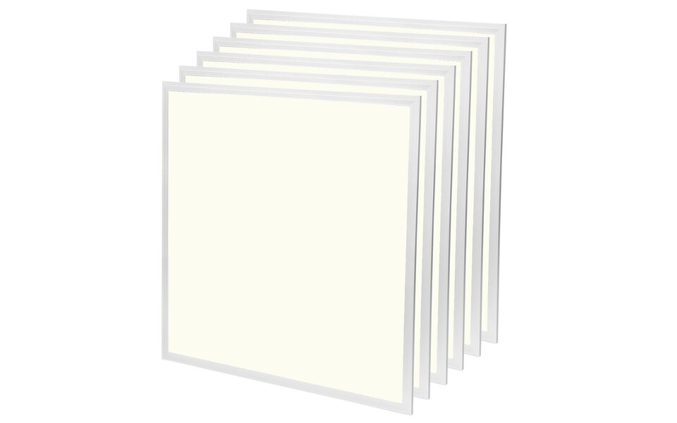 Velvalux Velvalux Lumis 6 Pack LED Paneel 62x62 - 36W Inbouw LED Downlight Neutraal Wit