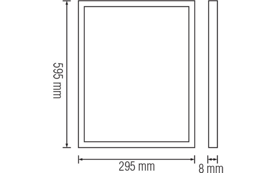 HLW LED Inbouw LED Downlight 24W - LED Paneel 30x60 Koud Wit 6000K met verstelbare Beam Angle