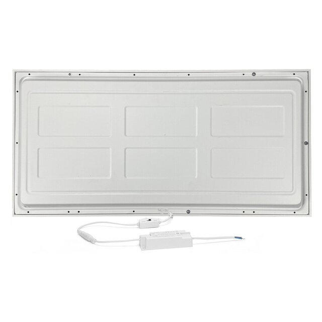 Velvalux LED Panel 30x60 6 Pack - Recessed LED Downlight 24W, Adjustable Beam Angle, Cool White 6000K