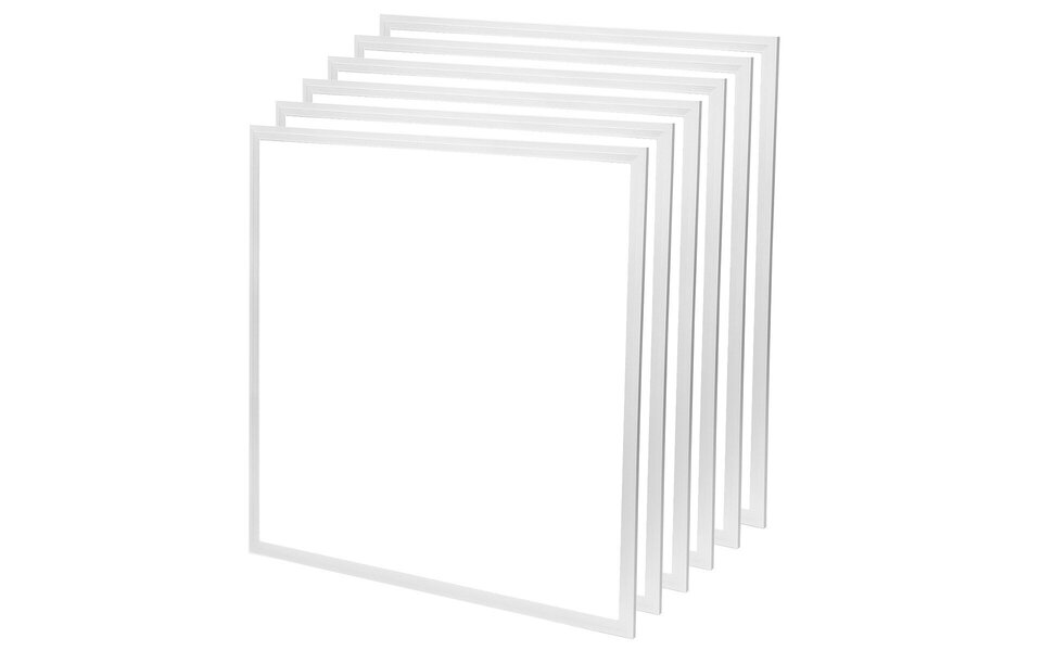 Velvalux LED Panel 60x60 6 Pack - Bright Cool White 6000K - 36W Recessed LED Downlight Velvalux LED Panel 60x60 6 Pack - Bright Cool White 6000K - 36W Recessed LED Downlight