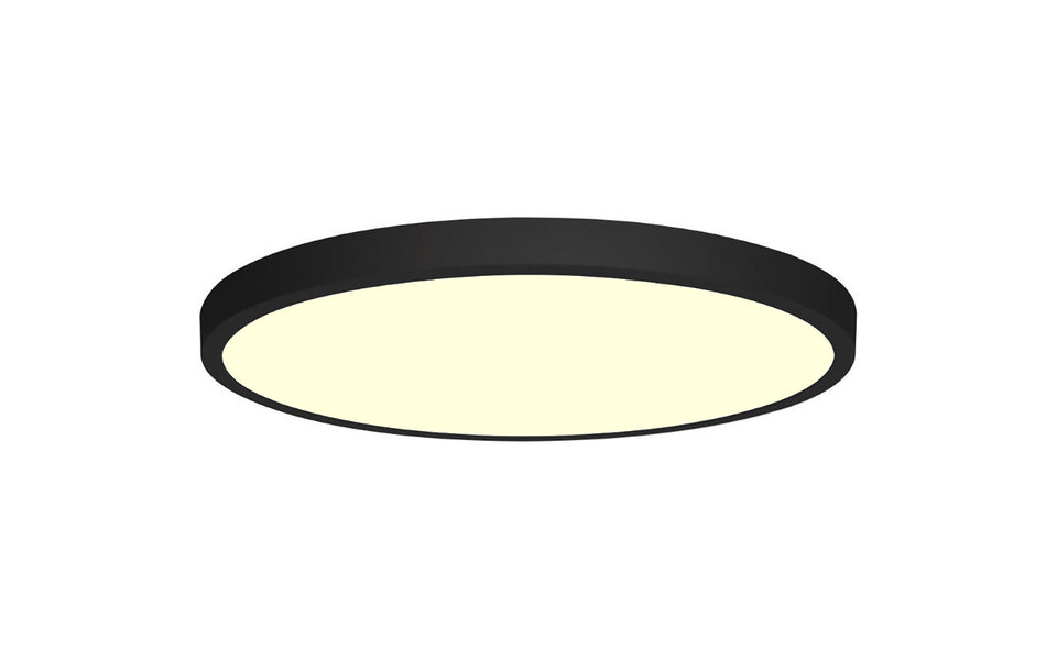 HLW LED LED Paneel Ø30 - 24W Opbouw LED Downlight - Warm Wit 2700K–3000K - Mat Zwart
