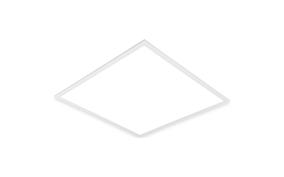 HLW LED LED Panel 60x60 - Aigi Clena 40W Recessed LED Downlight, Cool White 6000K, Matte White