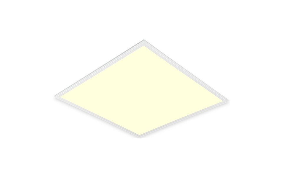 HLW LED LED Panel 60x60 Warm White 2700K–3000K - 40W Recessed LED Downlight Matt White
