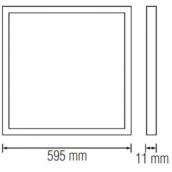 HLW LED LED Paneel 60x60 Inbouw LED Downlight 32W Koud Wit 6000K Helder & Flikkervrij HLW LED LED Paneel 60x60 Inbouw LED Downlight 32W Koud Wit 6000K Helder & Flikkervrij