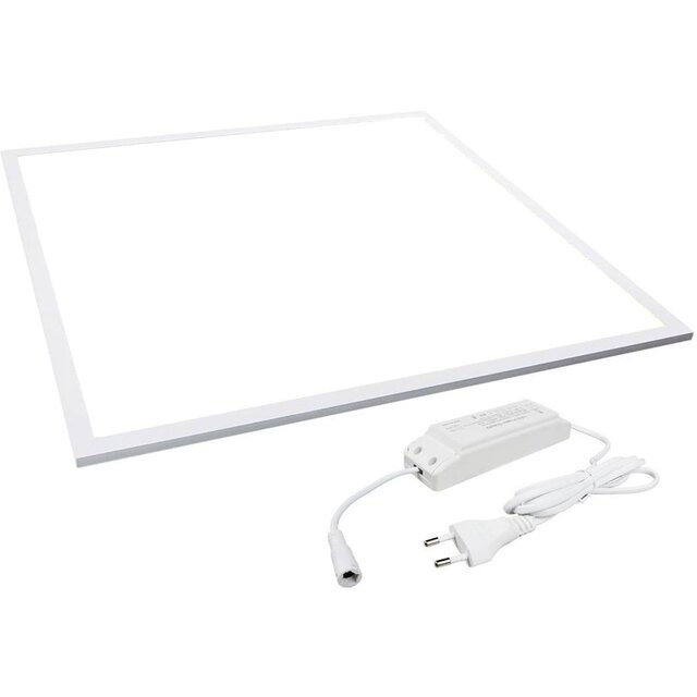 vierkant LED paneel 60x60 cm inbouwlamp koud wit licht 6000K 40W 4000 lumen