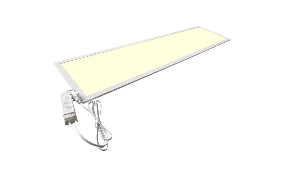 HLW LED Recessed LED Downlight 40W - LED Panel 30x120 Warm White 2700K–3000K, Adjustable Beam Angle