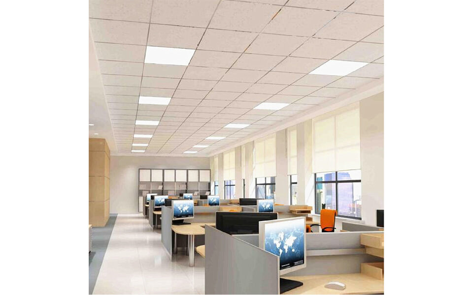 HLW LED Recessed LED Downlight 12W LED Panel 30x30 cm Neutral White Matt White