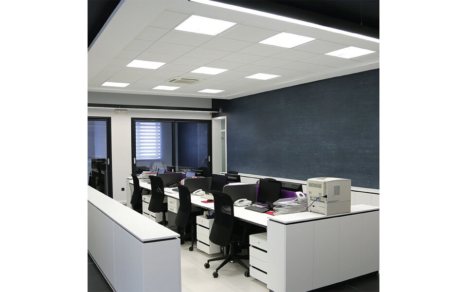 HLW LED Dimbaar LED Paneel 60x60 - 40W Inbouw LED Downlight, Koud Wit 6000K