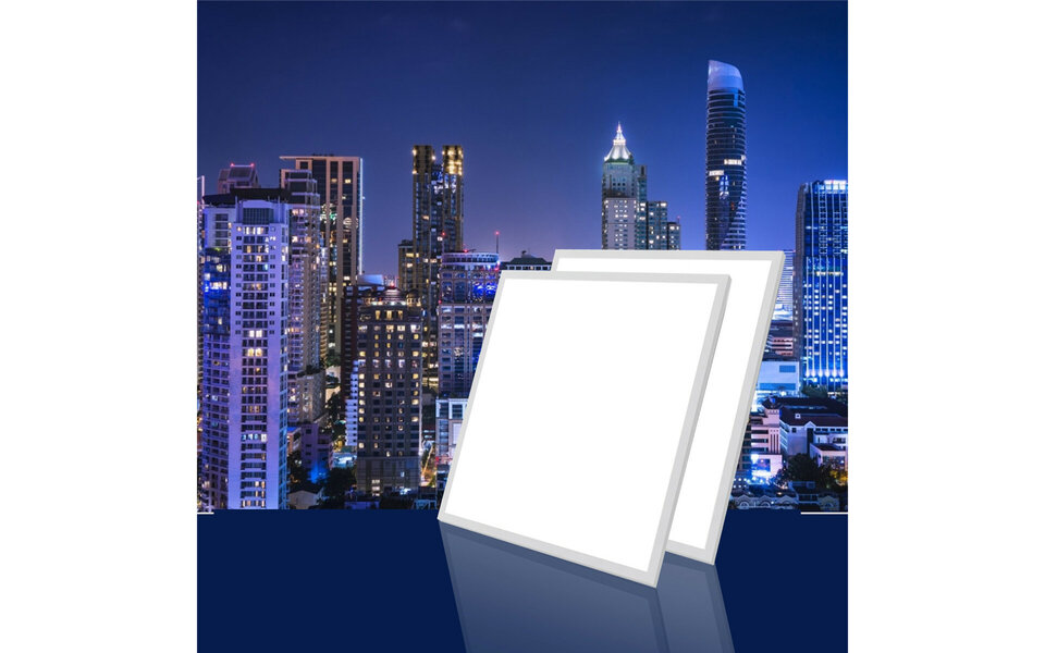 HLW LED LED Paneel 60x60 - Aigi Hyron 40W Inbouw LED Lamp met Aanpasbare Kleur HLW LED LED Paneel 60x60 - Aigi Hyron 40W Inbouw LED Lamp met Aanpasbare Kleur