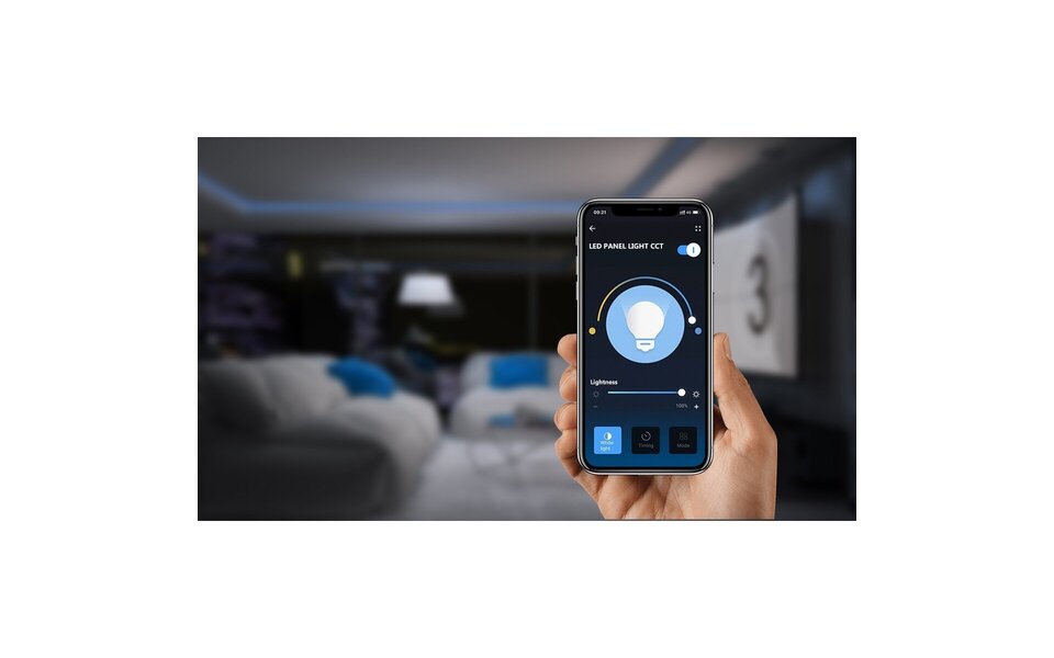 HLW LED LED Paneel 60x60 - Aigi Limno Inbouw 32W Dimbaar Smart LED Lamp