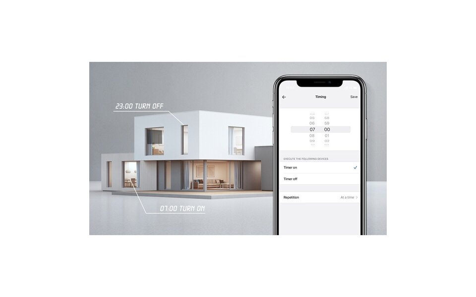 HLW LED LED Panel 60x60 - Aigi Limno Recessed 32W Dimmable Smart LED Lamp