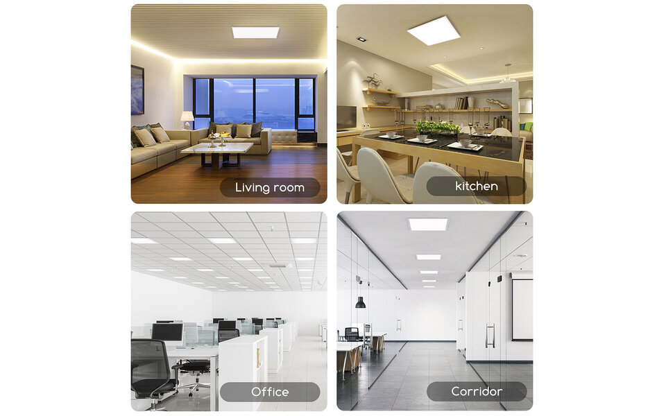 HLW LED LED Panel 60x60 Recessed LED Downlight 40W Neutral White Natural White