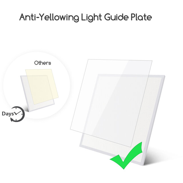 HLW LED LED Paneel 60x60 - 40W Inbouw LED Downlight Koud Wit 6000K Daglicht Wit HLW LED LED Paneel 60x60 - 40W Inbouw LED Downlight Koud Wit 6000K Daglicht Wit