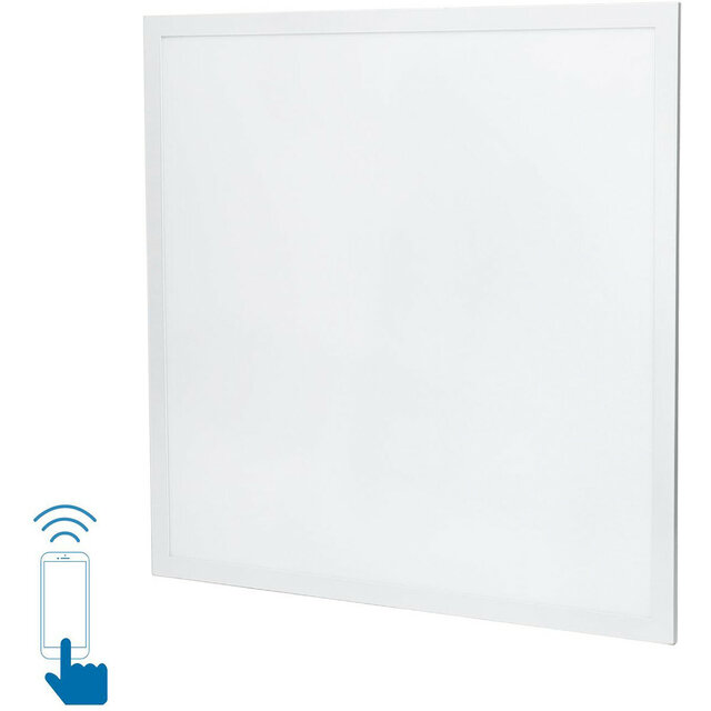 vierkant dimbaar LED paneel 60x60 cm warm wit 3000K 32W 3200 lumen voor inbouw verlichting