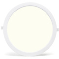Inbouw LED Downlight 24W - Natuurlijk Wit 4000K - Rond Ø30 LED Paneel
