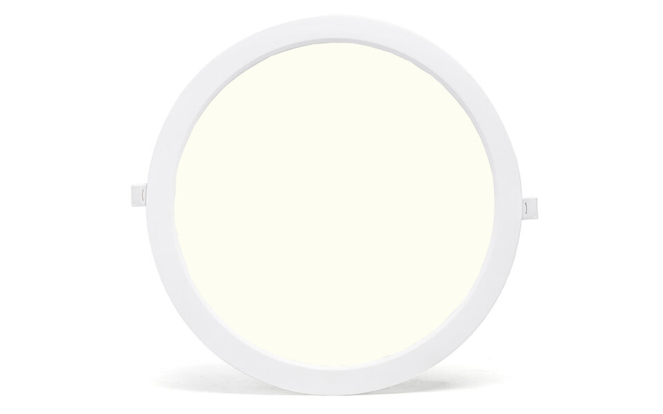 HLW LED Inbouw LED Downlight 24W - Natuurlijk Wit 4000K - Rond Ø30 LED Paneel