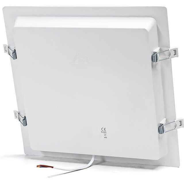 HLW LED Recessed LED Downlight 24W - LED Panel 30x30 cm Cool White 6000K Flicker-free