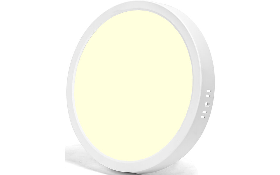 HLW LED LED Paneel Opbouw Downlight Rond 24W Warm Wit 2700K–3000K Ø30cm
