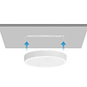 HLW LED LED Panel Surface-Mounted Downlight Round 24W Warm White 2700K–3000K Ø30cm