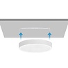 HLW LED 24W LED Panel Downlight Surface Mounted - Round Ø30cm, Natural White 4000K, Flicker-free