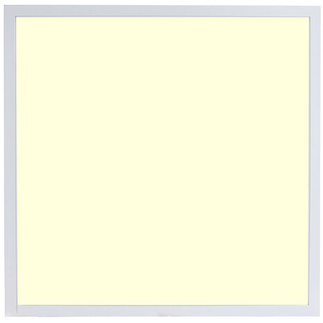 LED Paneel Aigi Hyron 62x62 - Inbouw LED Downlight 40W, Warm Wit 2700K–3000K, Flikkervrij, Aluminium