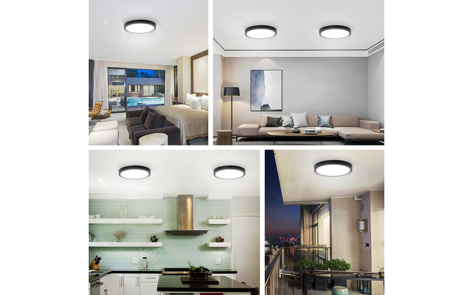 Velvalux LED Paneel Opbouw Downlight Ø30 - 24W LED Lamp Neutraal Wit 4000K