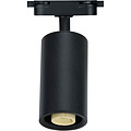 LED Spot Railverlichting met GU10 Fitting - Mat Zwart Aluminium, Verstelbaar