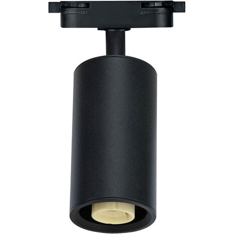 LED Spot Railverlichting met GU10 Fitting - Mat Zwart Aluminium, Verstelbaar
