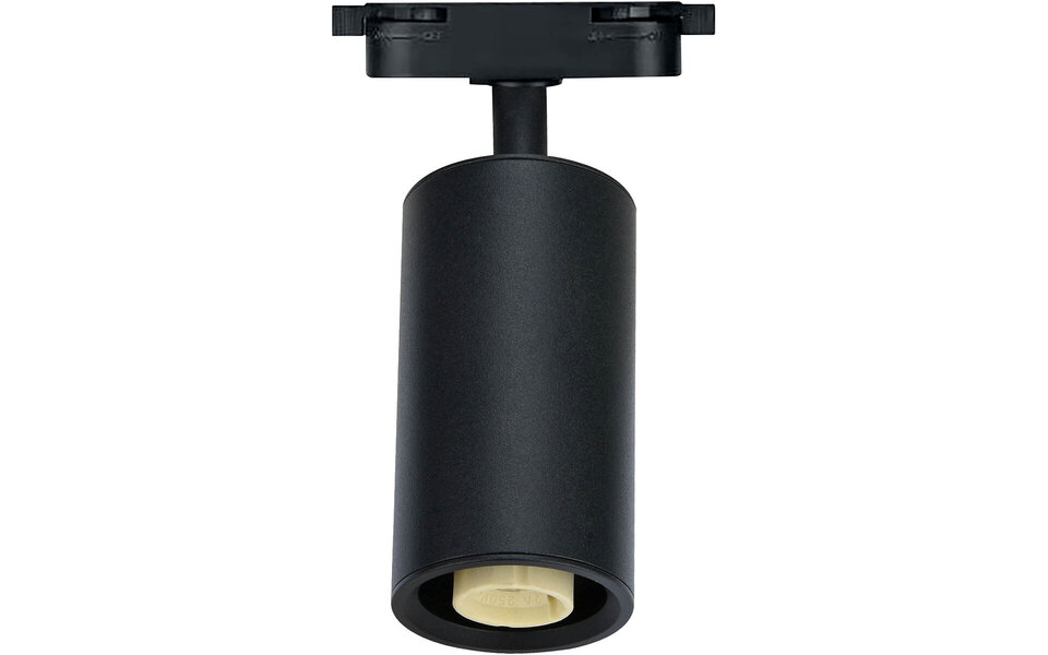 HLW LED LED Spot Railverlichting met GU10 Fitting - Mat Zwart Aluminium, Verstelbaar