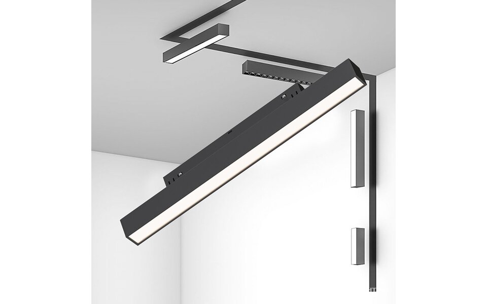 HLW LED 48V Magnetic Linear 10W LED Lamp Rail Lighting - Brinton Magni, Adjustable Light Color