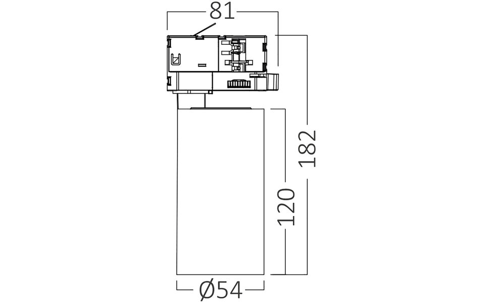 HLW LED 15W LED Track Light Brinton Sonly - Adjustable LED Spot for 3-Phase Tracks HLW LED 15W LED Track Light Brinton Sonly - Adjustable LED Spot for 3-Phase Tracks